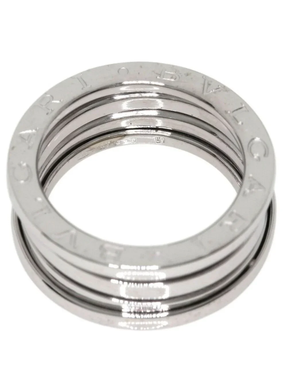 Bvlgari B-zero One Band 51 Ring 18k White Gold